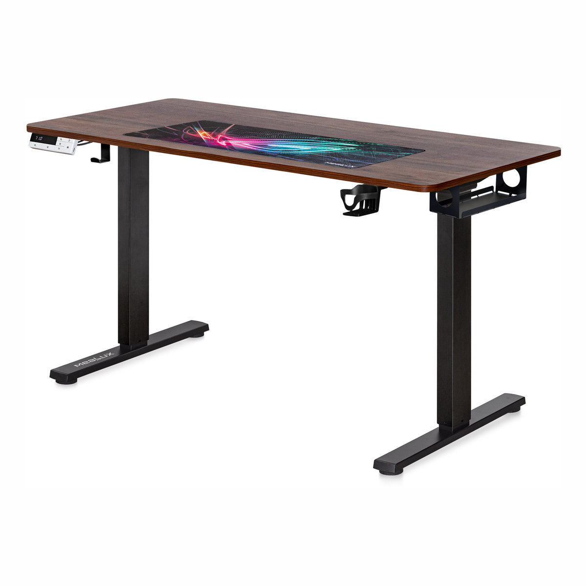 Стіл Mealux PowerDesk Duo Walnut (EVO-242 Duo Walnut/B)        