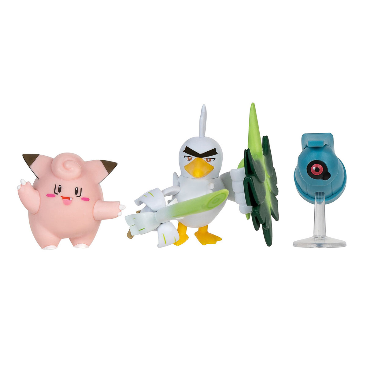 Набір фігурок Pokemon W18 Beldum, Clefairy and Sirfetchd, PKW3057