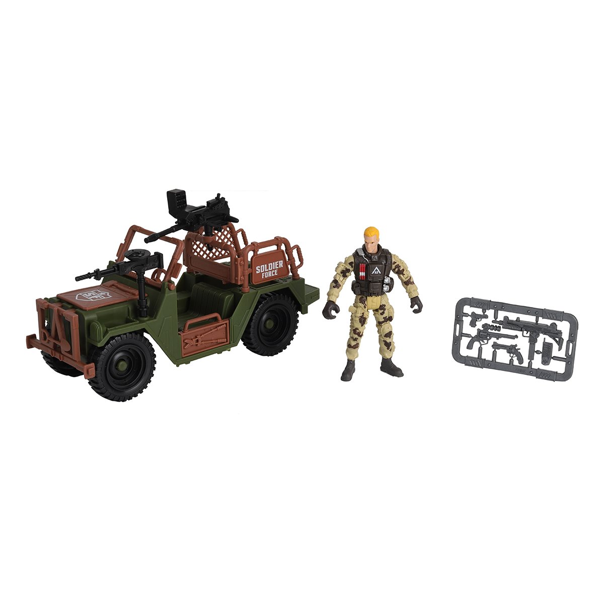 Ігровий набір Chap mei Patrol Jeep Cолдати, 545006-1/545301-1
