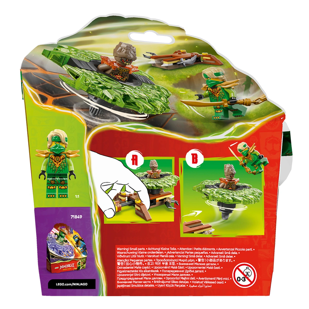 LEGO NINJAGO Ллойд проти спінера земельного монстра 71850 — фото 8