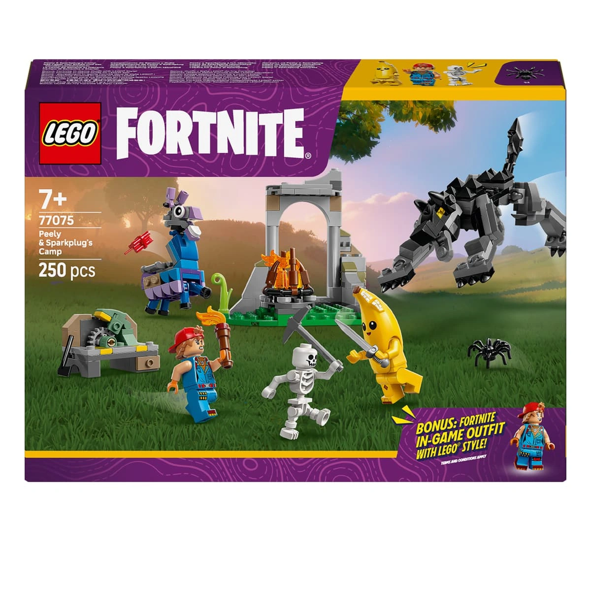 LEGO Fortnite Табір Peely і Sparkplug 77075