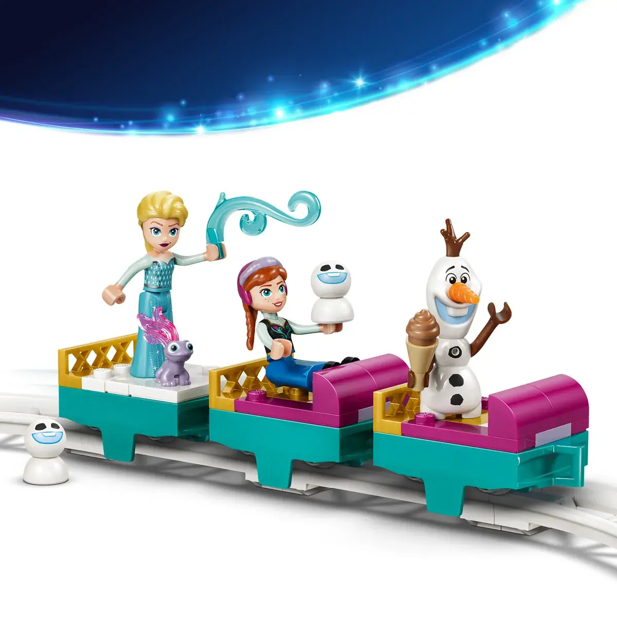 LEGO Disney Princess Крижаний палац Ельзи та веселе катання на санчатах 43281 — фото 14