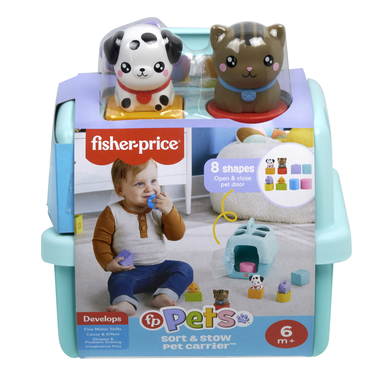 Набір Fisher-Price Сортер-переноска з тваринами, HTW93 — фото 2