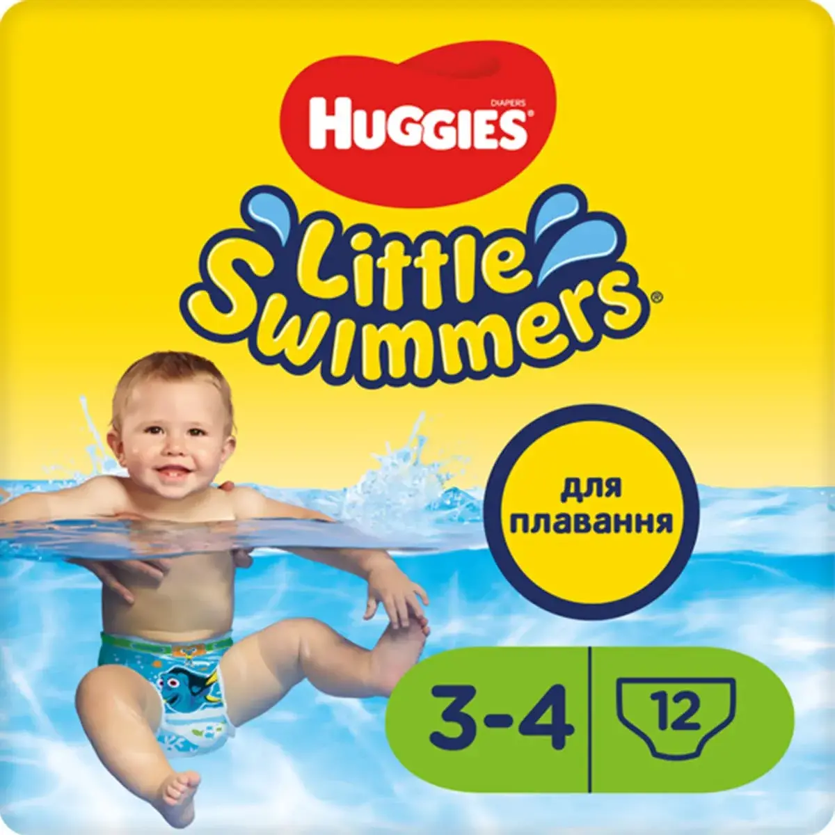 Підгузки-трусики Huggies Little Swimmers Small 3-4 (7-15 кг) 12 шт 2920711