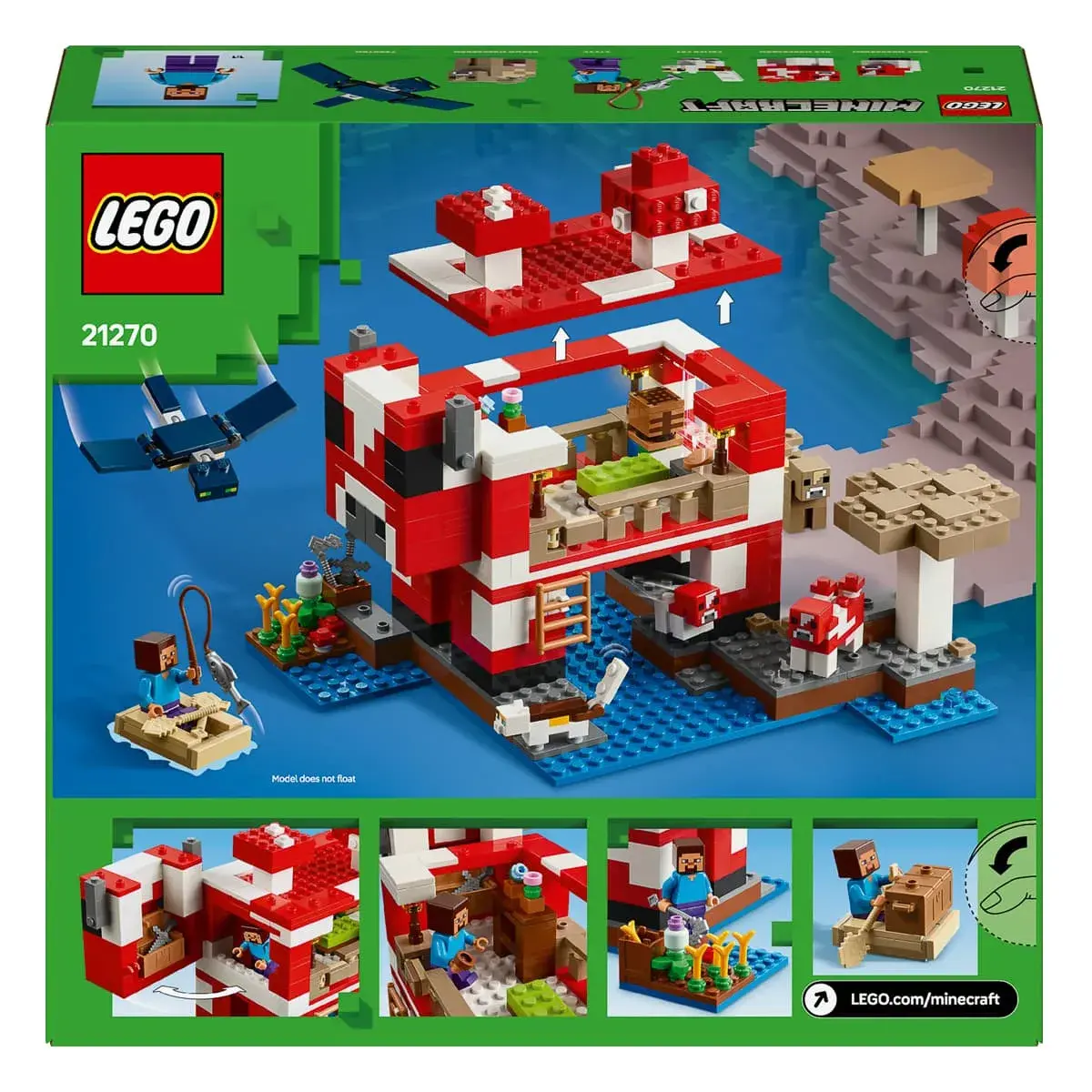 LEGO Minecraft Грибний будинок 21270 — фото 9