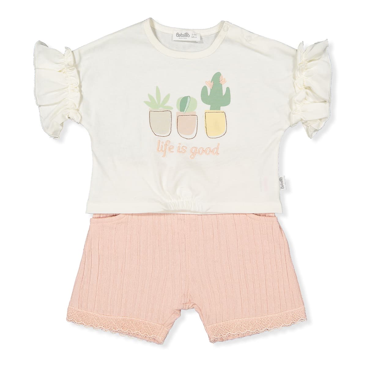 Комплект Bebetto Футболка Шорти K4816 Pink