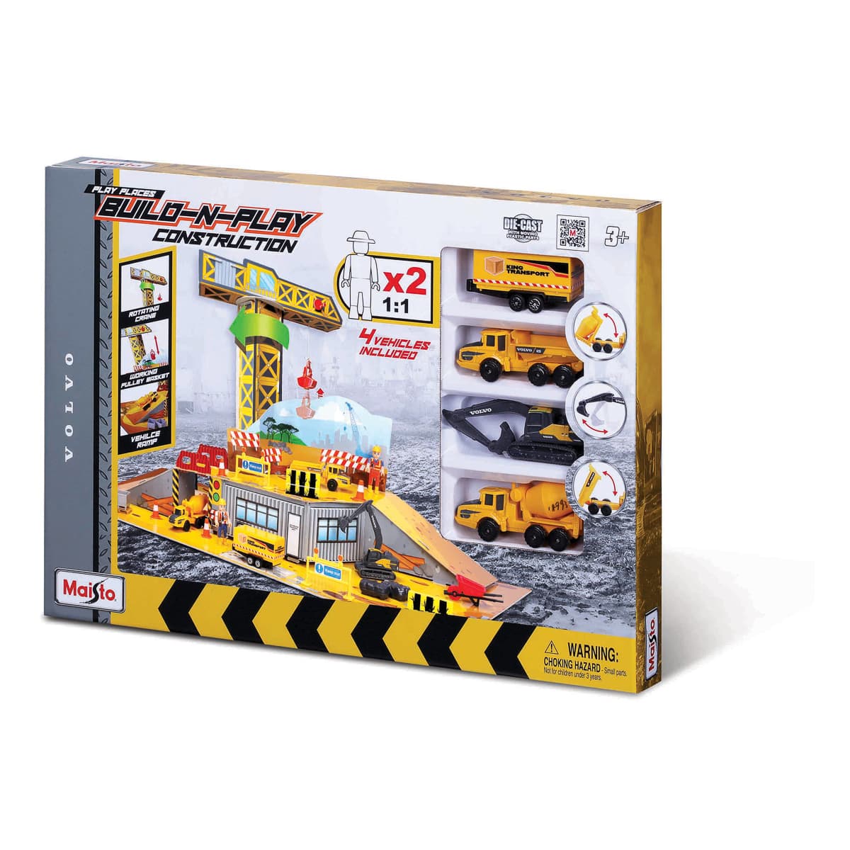 Набір Maisto Mini Work Machines Будівельний майданчик, 12571