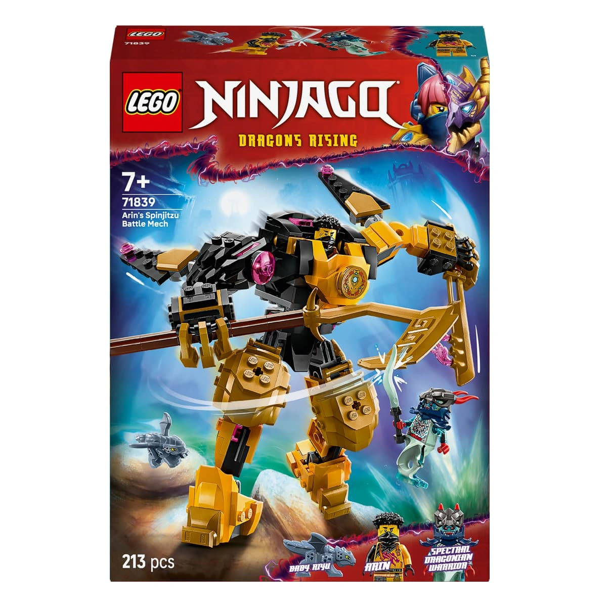 LEGO NINJAGO Бойовий робот Арін Спін-джитсу 71839