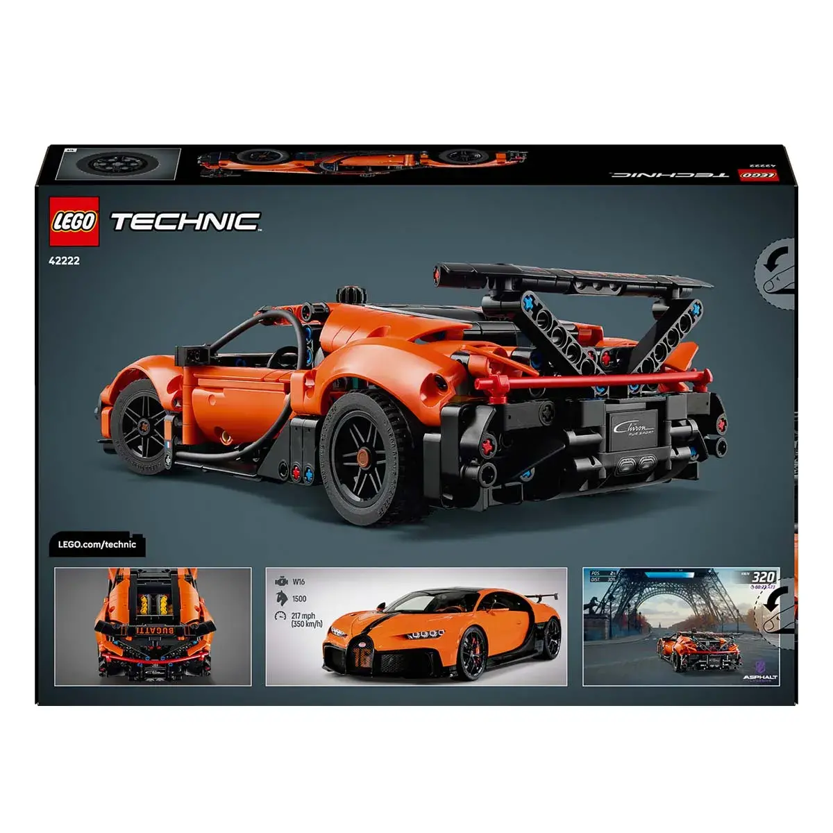 LEGO Technic Гіперкар Bugatti Chiron Pur Sport 42222 — фото 20