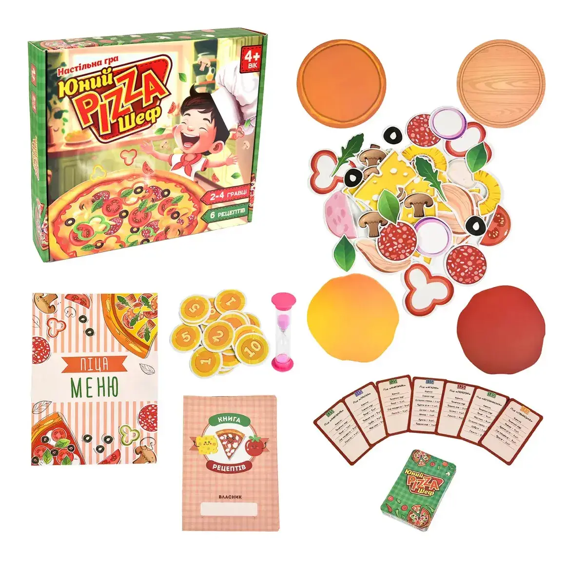 Настільна гра Strateg Юний Pizza Шеф (укр) — фото 2