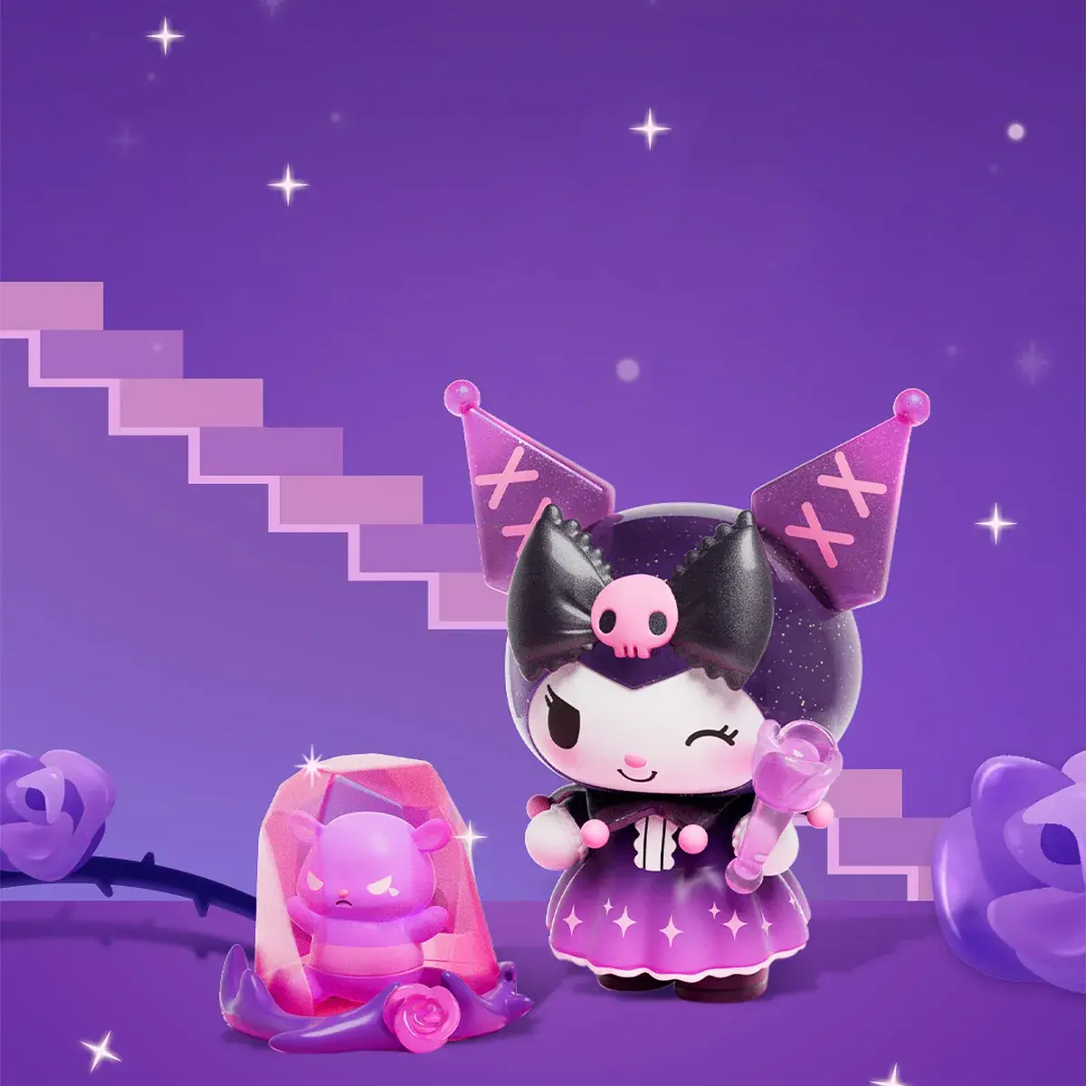 Фігурка-сюрприз Pop Top Kuromi and My Melody Квіткова Таємниця (25WH-003) — фото 10