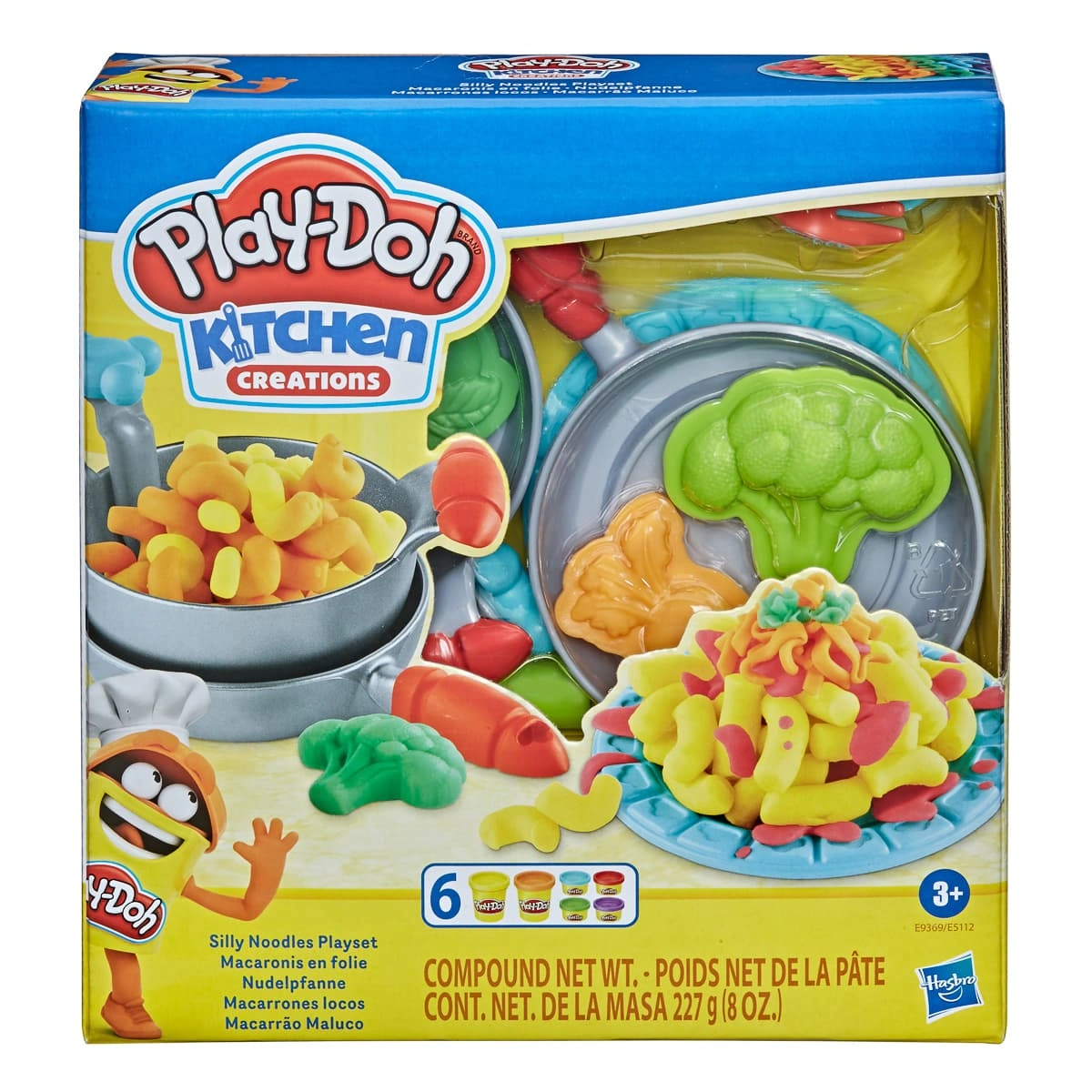 Набір для творчості Play-Doh Забавні закуски Silly Noodles Playset
