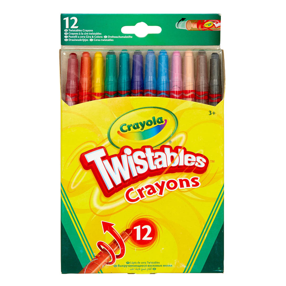 Набір воскової крейди Crayola Twistables 12 шт, 256319.024