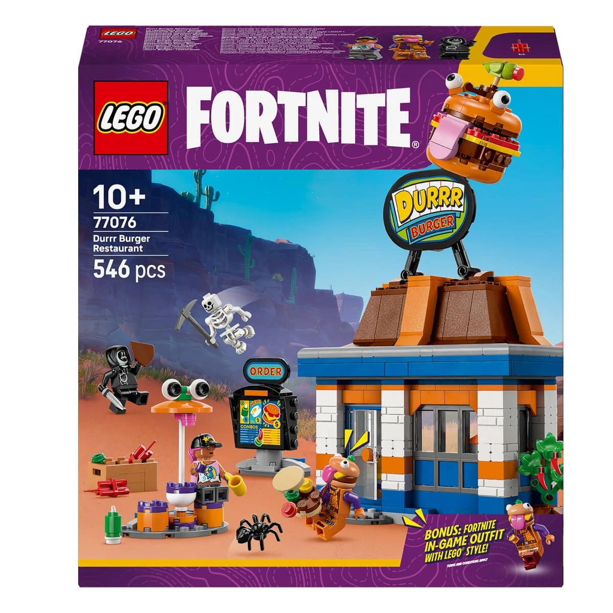 LEGO Fortnite Durrr Burger ресторан 77076