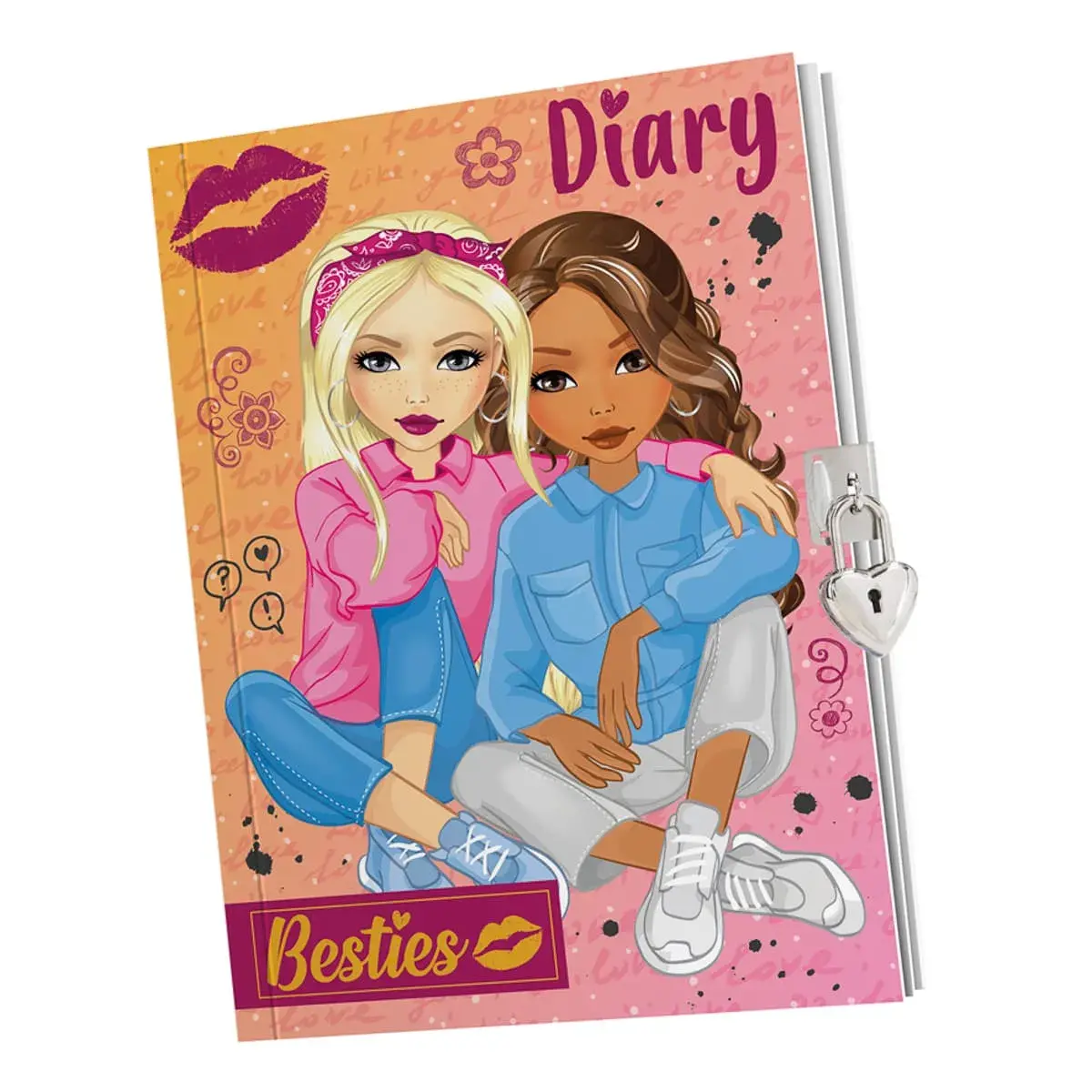 Блокнот-щоденник із замочком Besties Girls Secrets А5, 961021