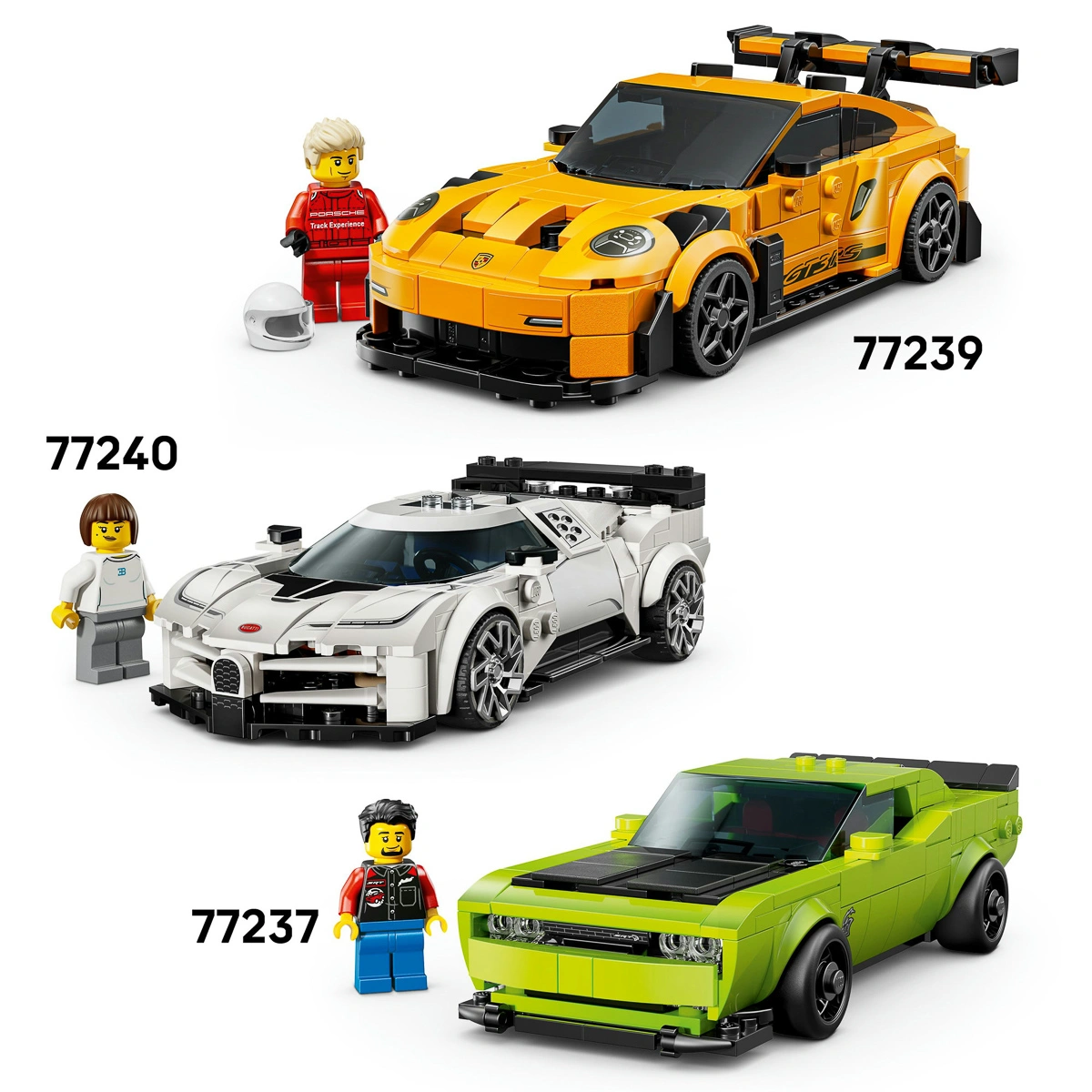 LEGO Speed Champions Lamborghini Revuelto та Huracán STO 77238 — фото 6