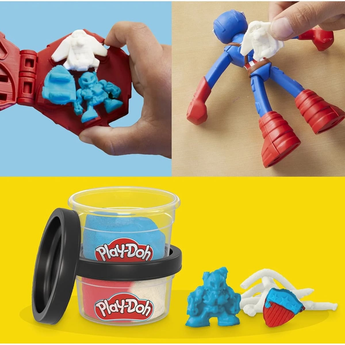 Набір для ліплення Play-Doh Капітан Америка, F9829_G0056 — фото 9