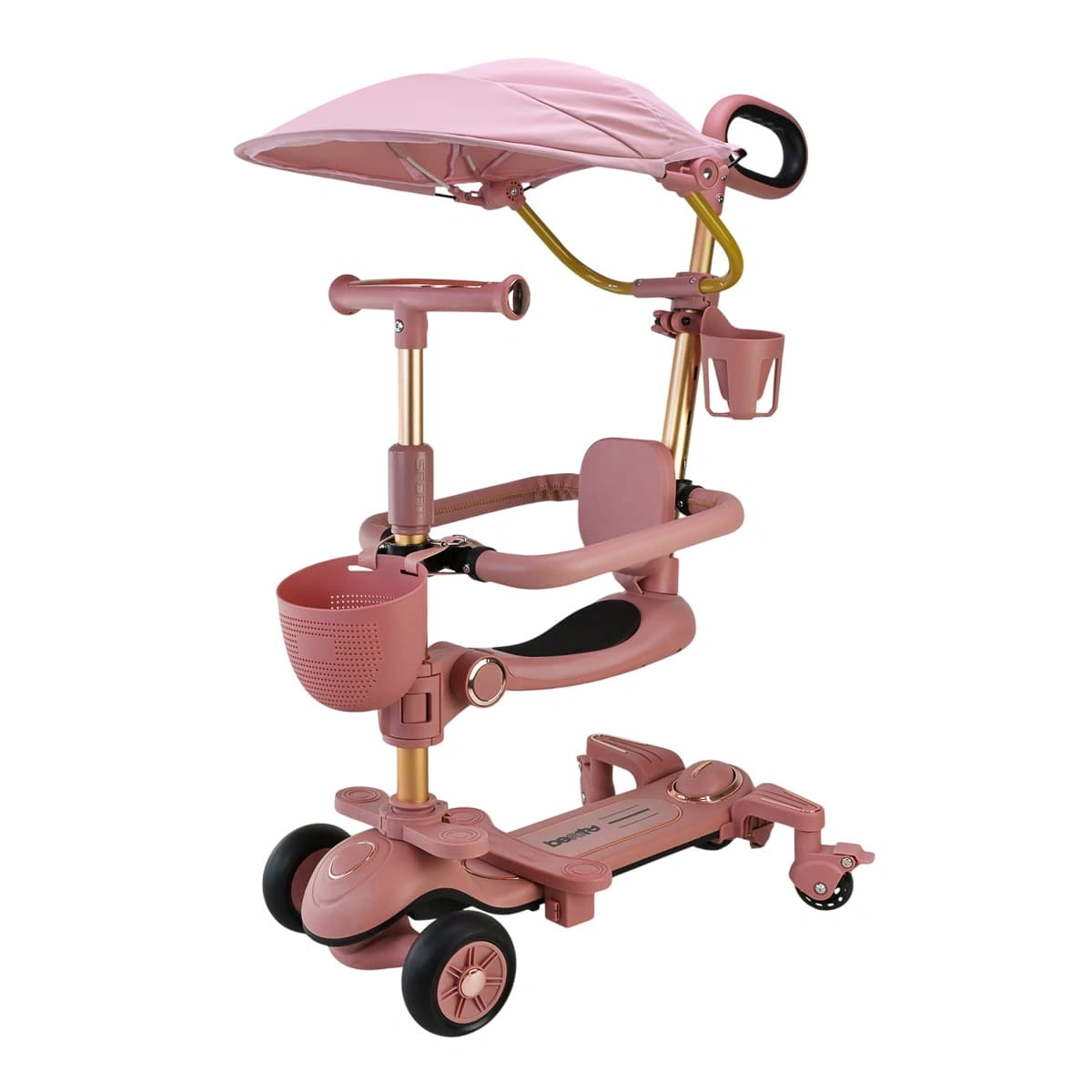 Самокат триколісний Shantou Extreme 3 в 1 Pink, SC822-РОЖЕВИЙ