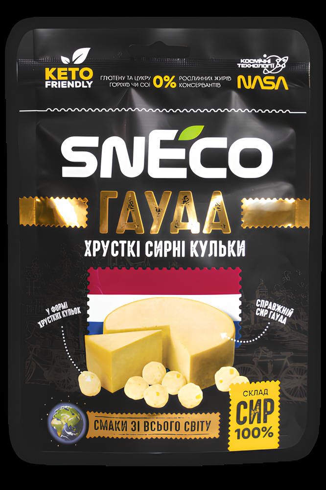Сир сушений спінений snEco Гауда 30 г