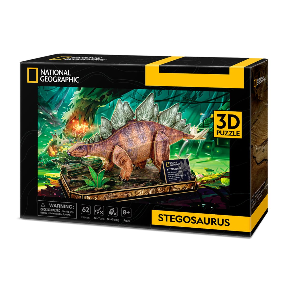 3D Пазл CubicFun National Geographic Dino Стегозавр, DS1054H