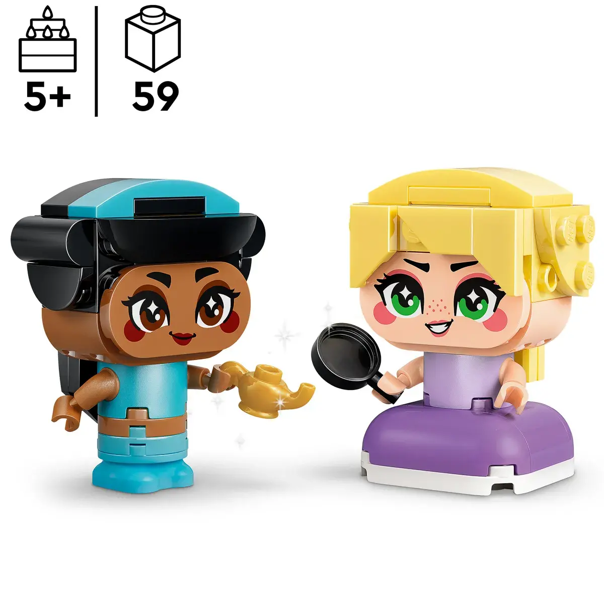 LEGO Disney Princess Мініпринцеси Жасмін і Рапунцель 43303 — фото 19
