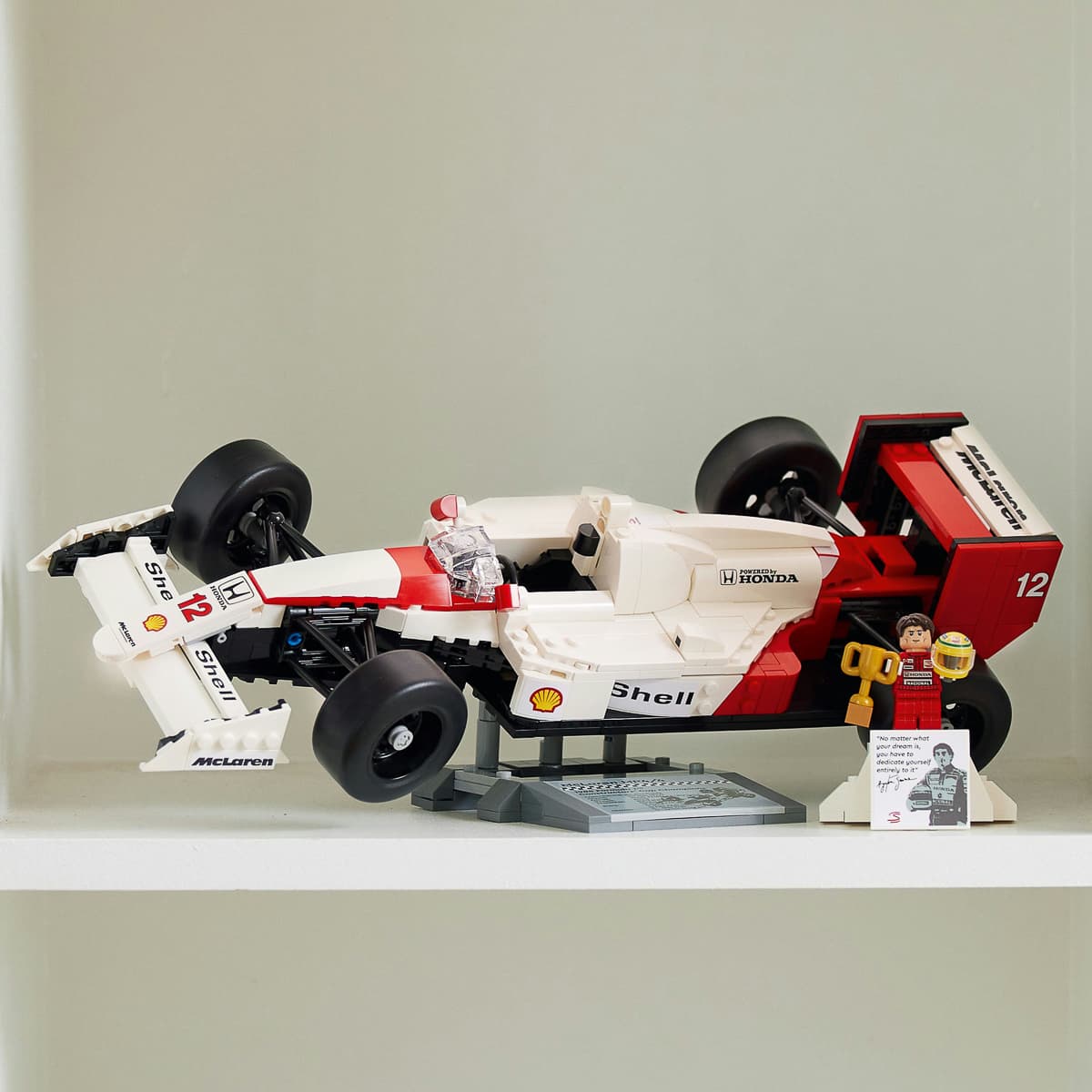 LEGO ICONS McLaren MP4/4 і Айртон Сенна 10330 — фото 5
