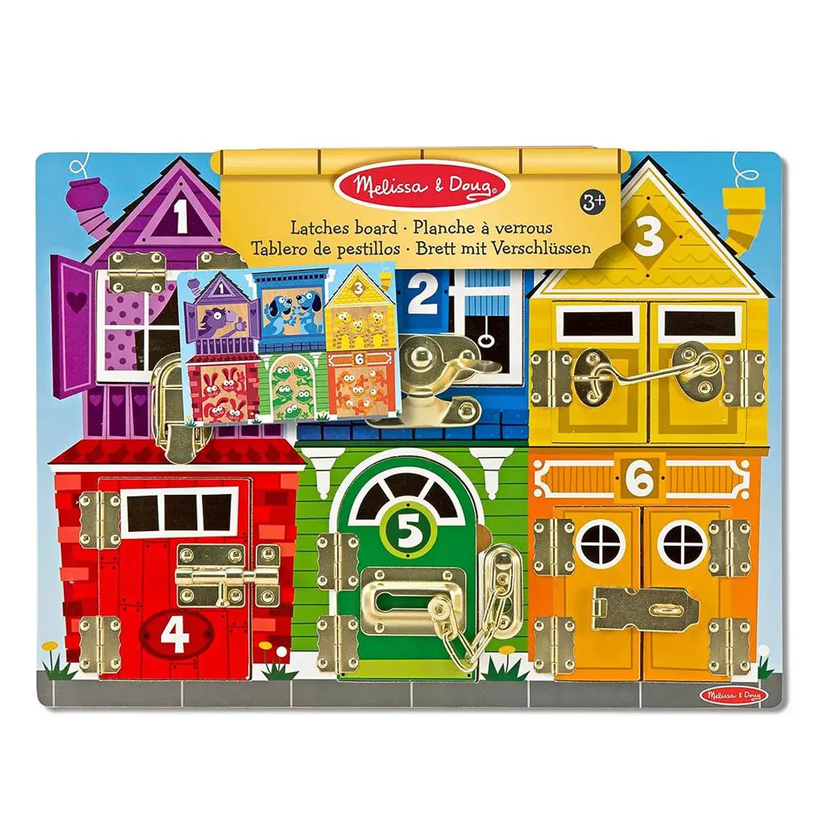  Дерев’яна дошка із засувками Melissa & Doug