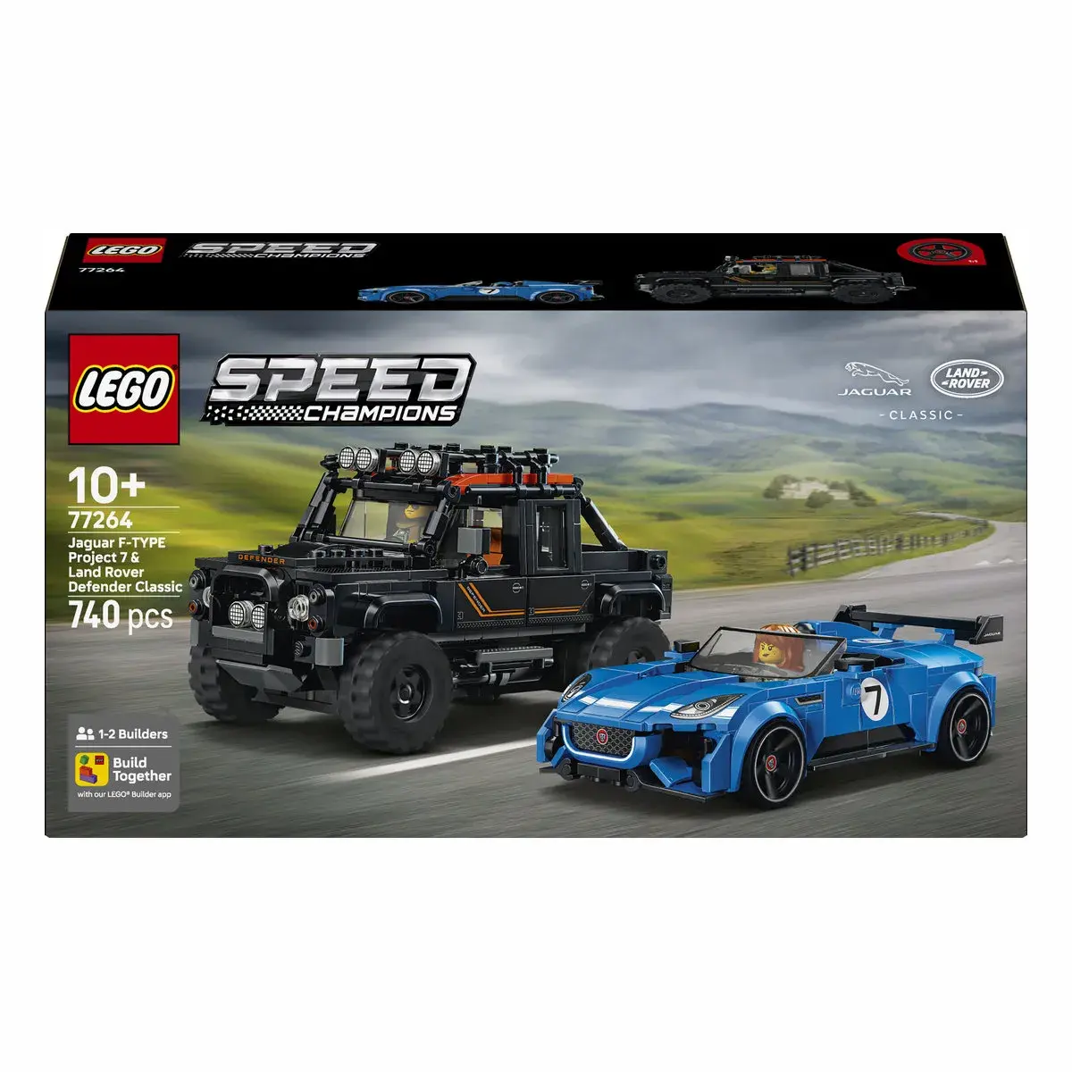 LEGO Speed Champions Jaguar Project 7 та Land Rover Defender 77264
