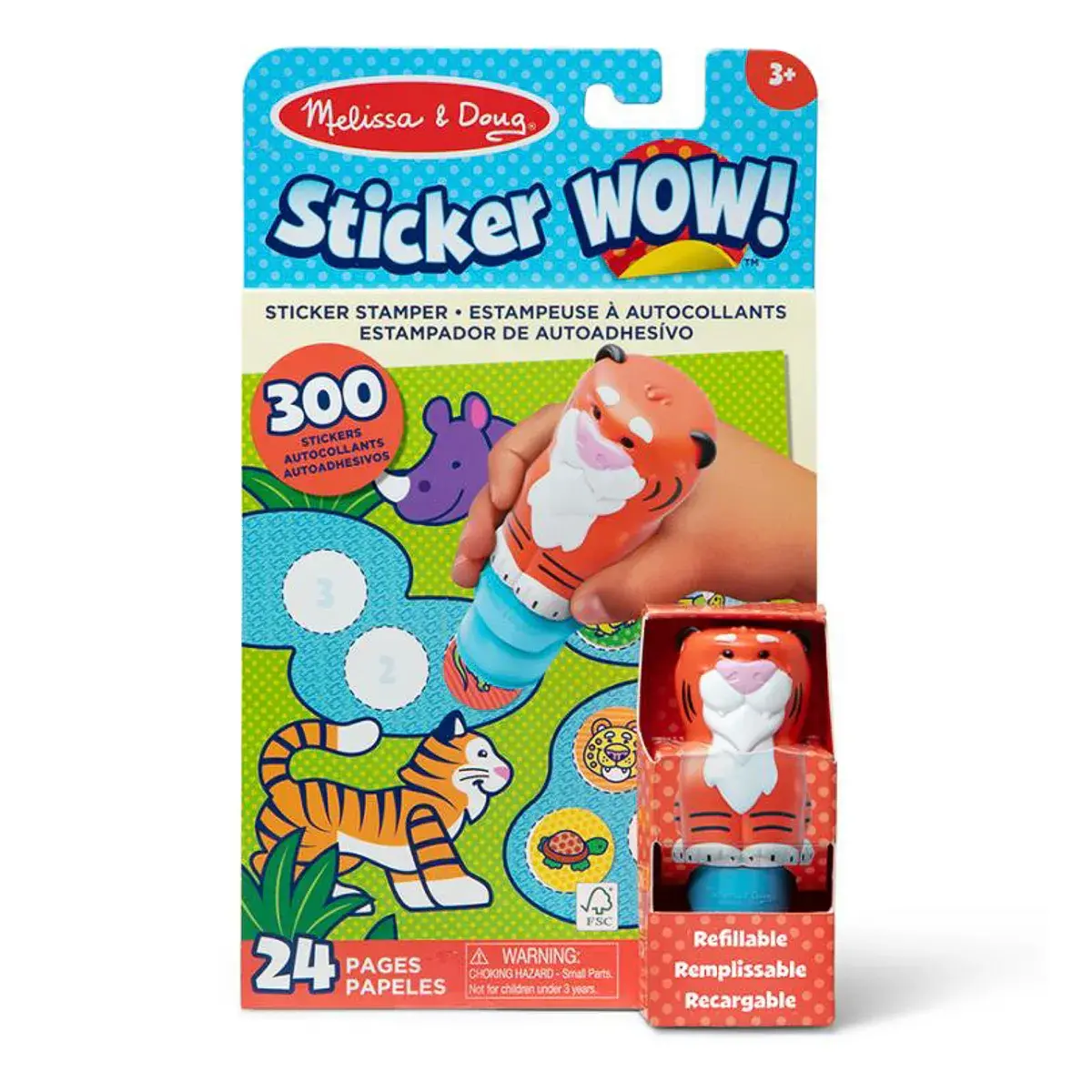 Набір Melissa & Doug Sticker Wow Тигреня