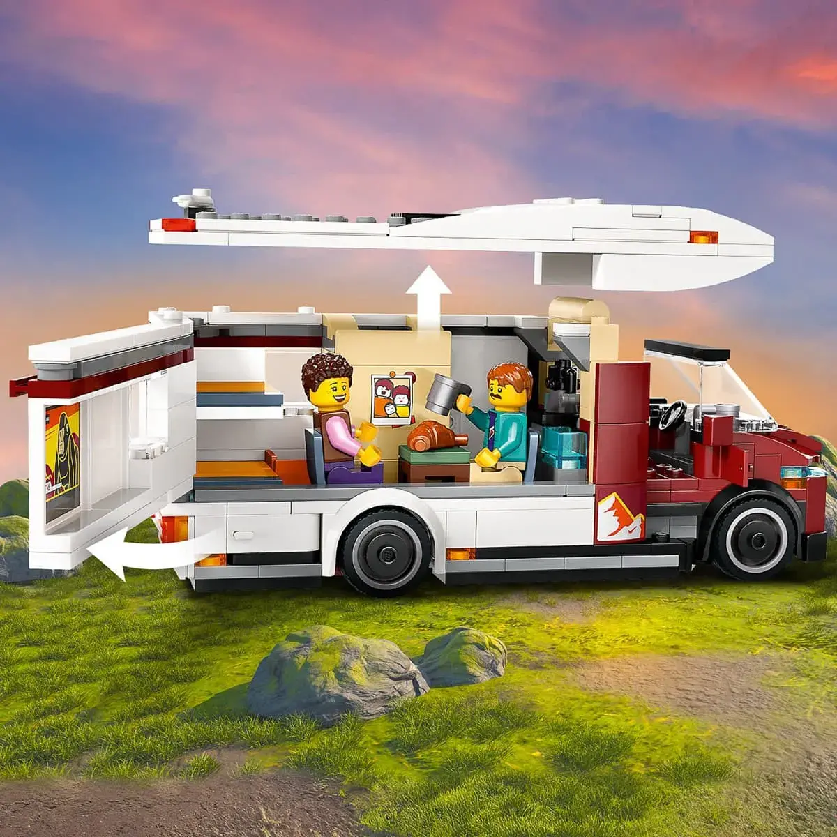 LEGO City Пригодницький будинок на колесах для відпустки 60454 — фото 5