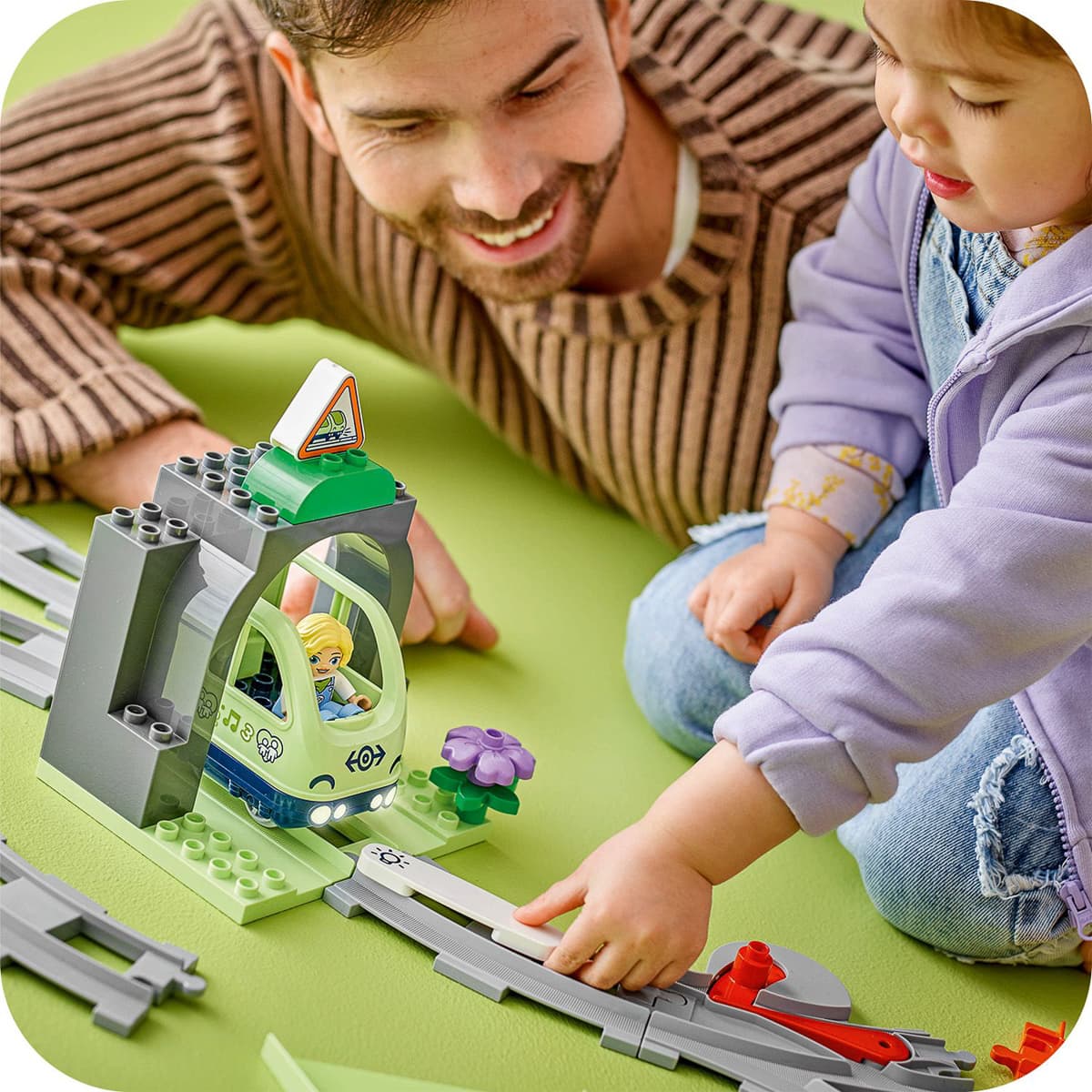 LEGO DUPLO Додатковий набір. Залізничний тунель і колії 10425 — фото 4