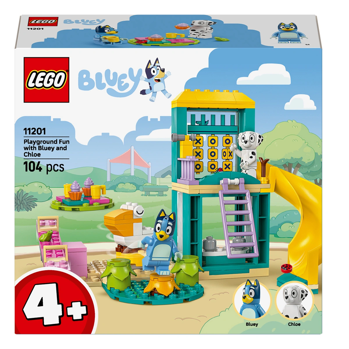 LEGO Bluey Веселощі з Блуї та Хлоєю на ігровому майданчику 11201