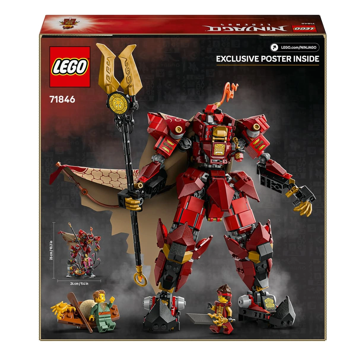 LEGO NINJAGO Робот Вогняного Лицаря 71846 — фото 10