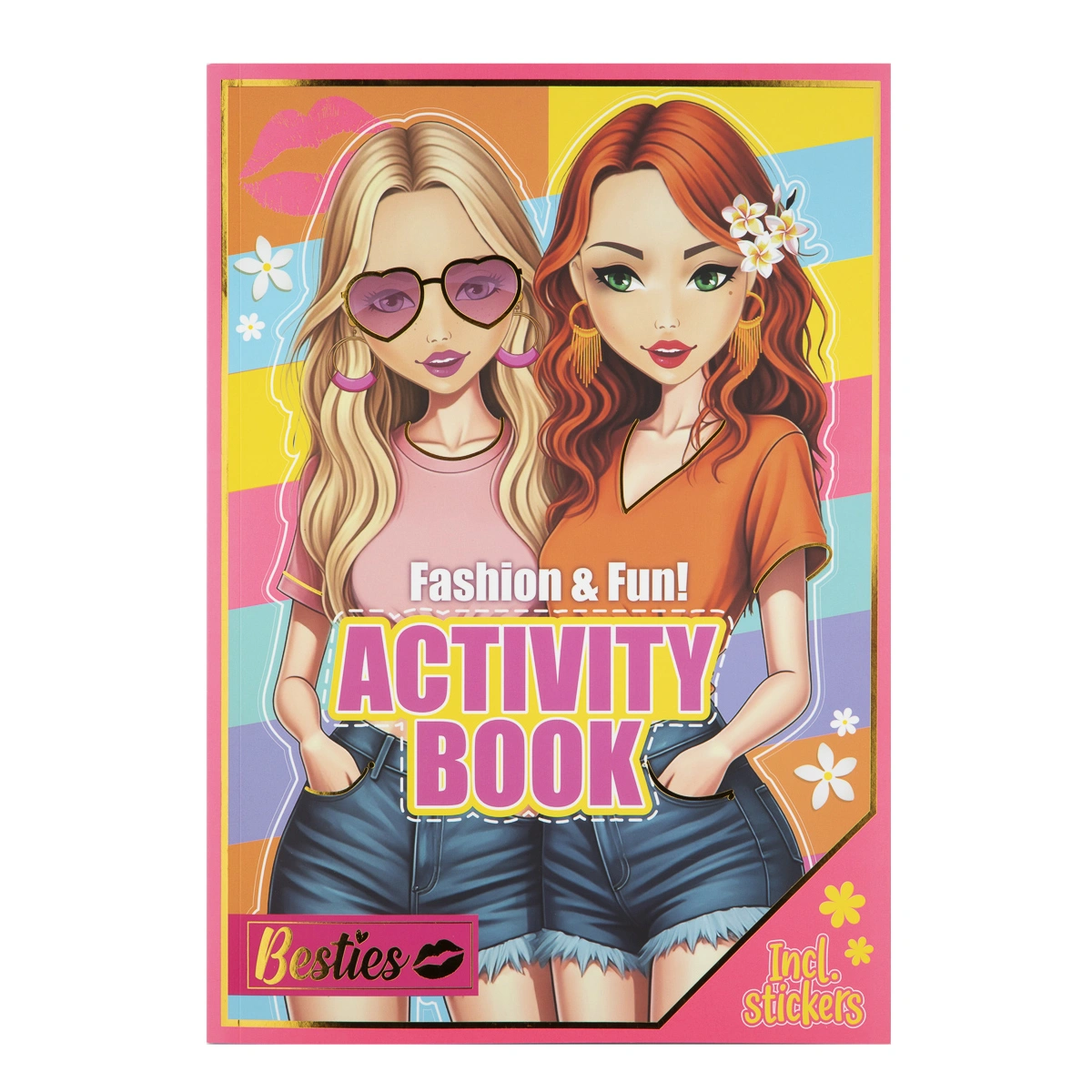 Книга для творчості Besties Мода та розваги з наліпками 990201