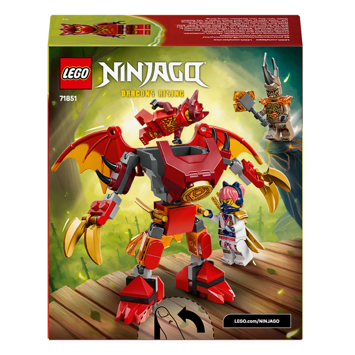 LEGO NINJAGO Бойовий набір робота Дракона Кая 71851 — фото 9