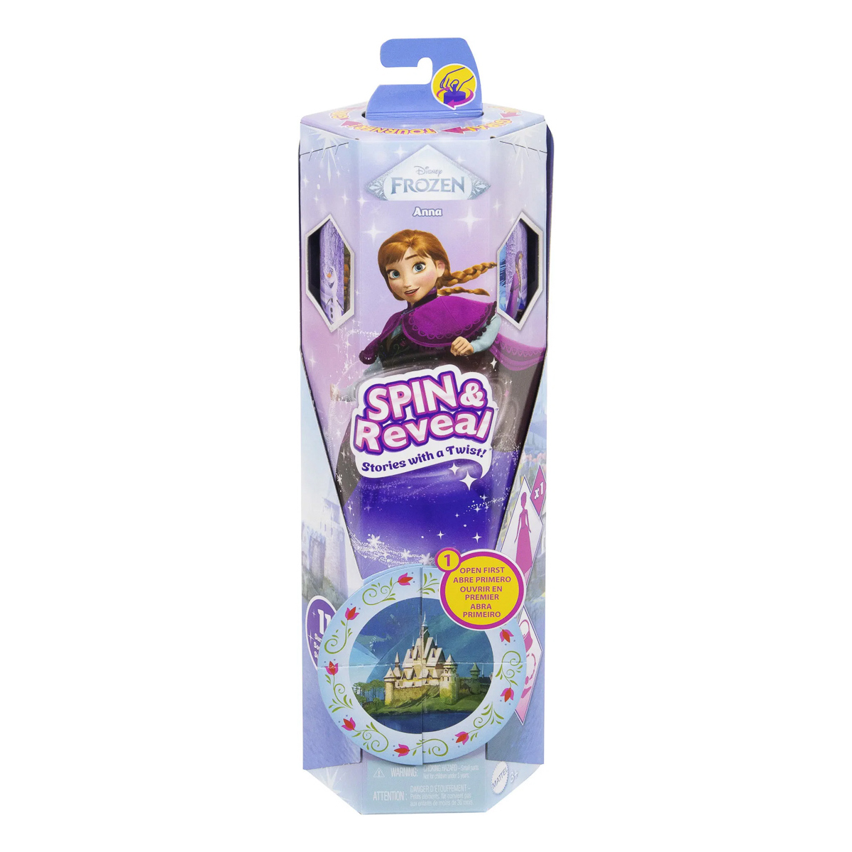 Набір-сюрприз Disney Frozen Spin and Reveal Зимова казка Анна, JBG60