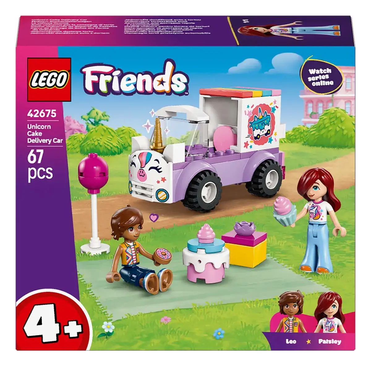 LEGO Friends Автомобіль для доставки тортів з єдинорогами 42675