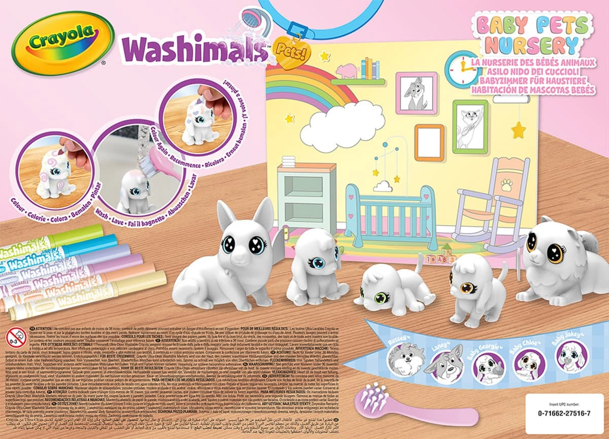 Набір для творчості Crayola Washimals Pets з фломастерами, 74-7516 — фото 2