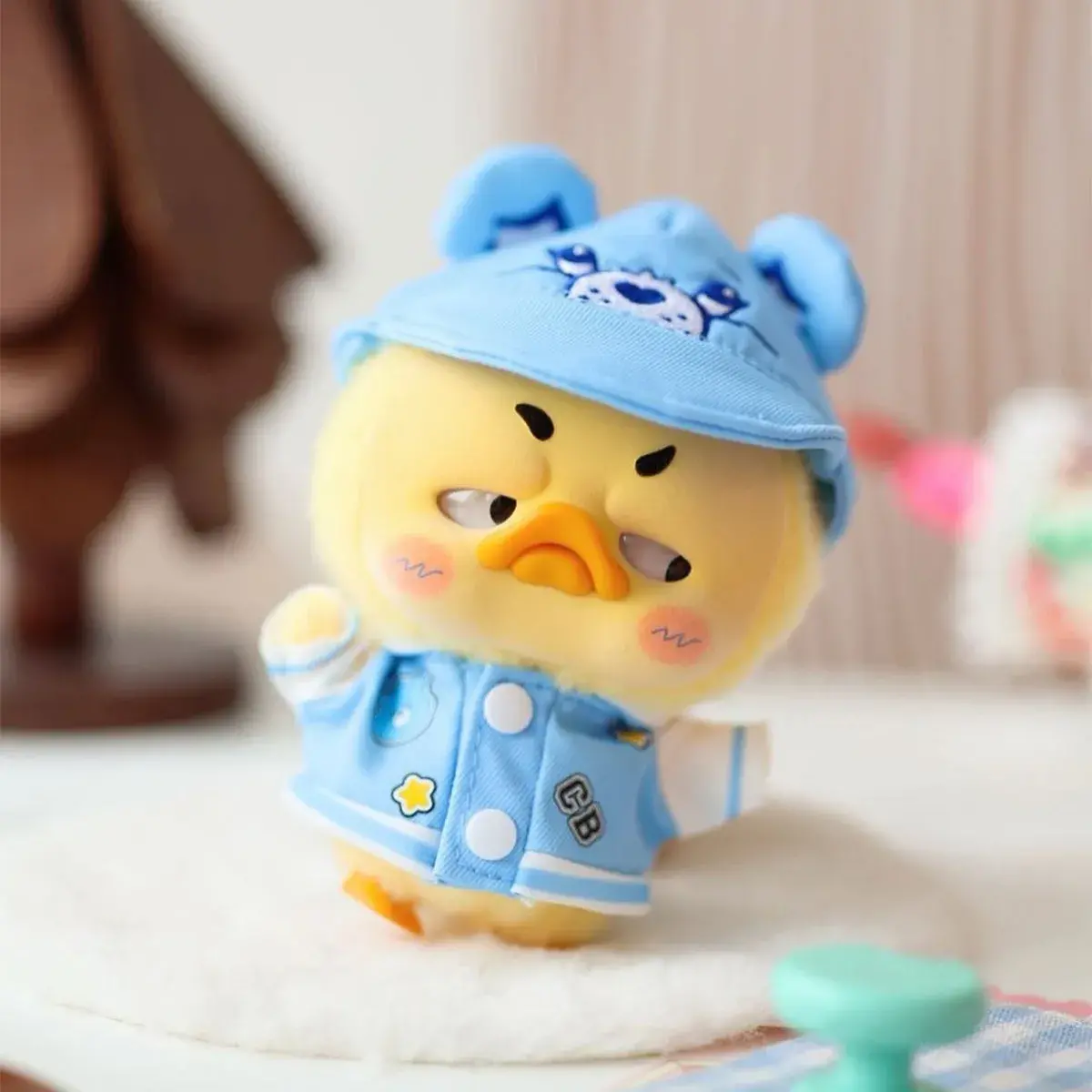 М'яка іграшка-сюрприз з кільцем Pop Top 1983toys Upset Duck x Care Bears Будь веселкою (AP17183806800C) — фото 7