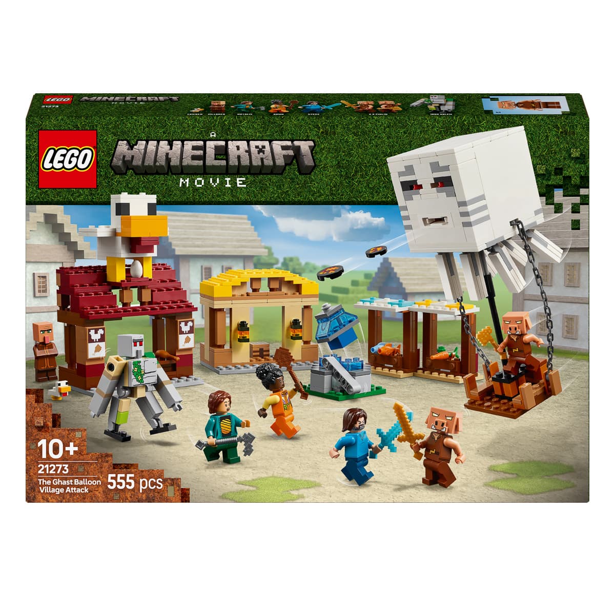 LEGO Minecraft Напад на село з повітряною кулею Ґаст 21273