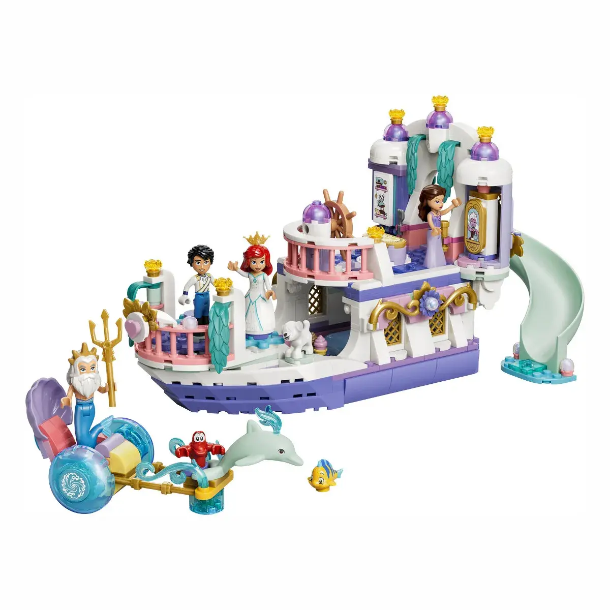LEGO Disney Princess Королівський весільний човен Аріель 43299 — фото 7