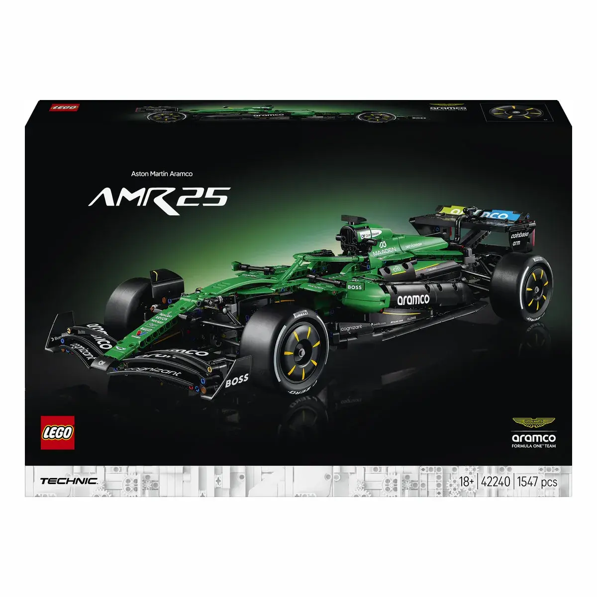 LEGO Technic  Автомобіль «Формули-1» Aston Martin Aramco AMR25 42240