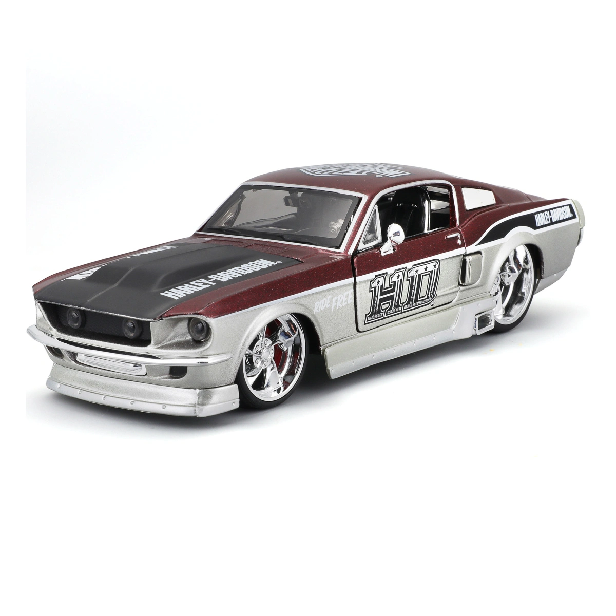 Машинка Maisto Harley-Davidson Custom 1967 Ford Mustang GT