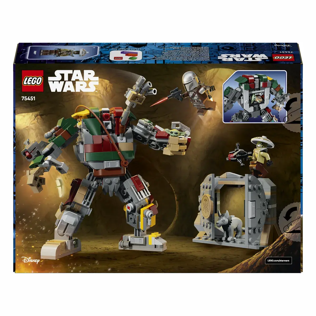 LEGO Star Wars Сутичка дроїдів-охоронців у палаці Хатта 75451 — фото 9