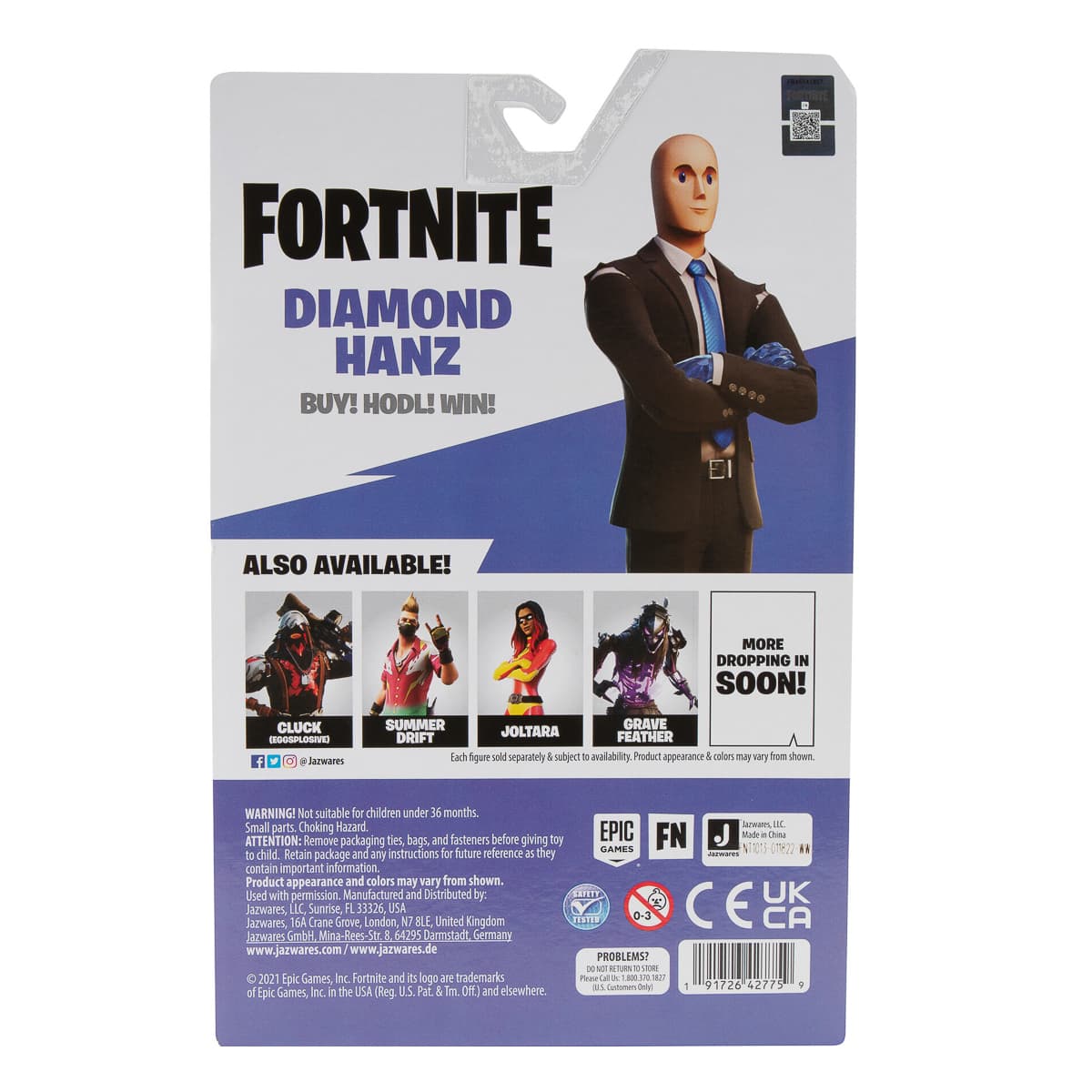 Колекційна фігурка Fortnite Solo Mode Diamond Hanz 10 см, FNT1013 — фото 3