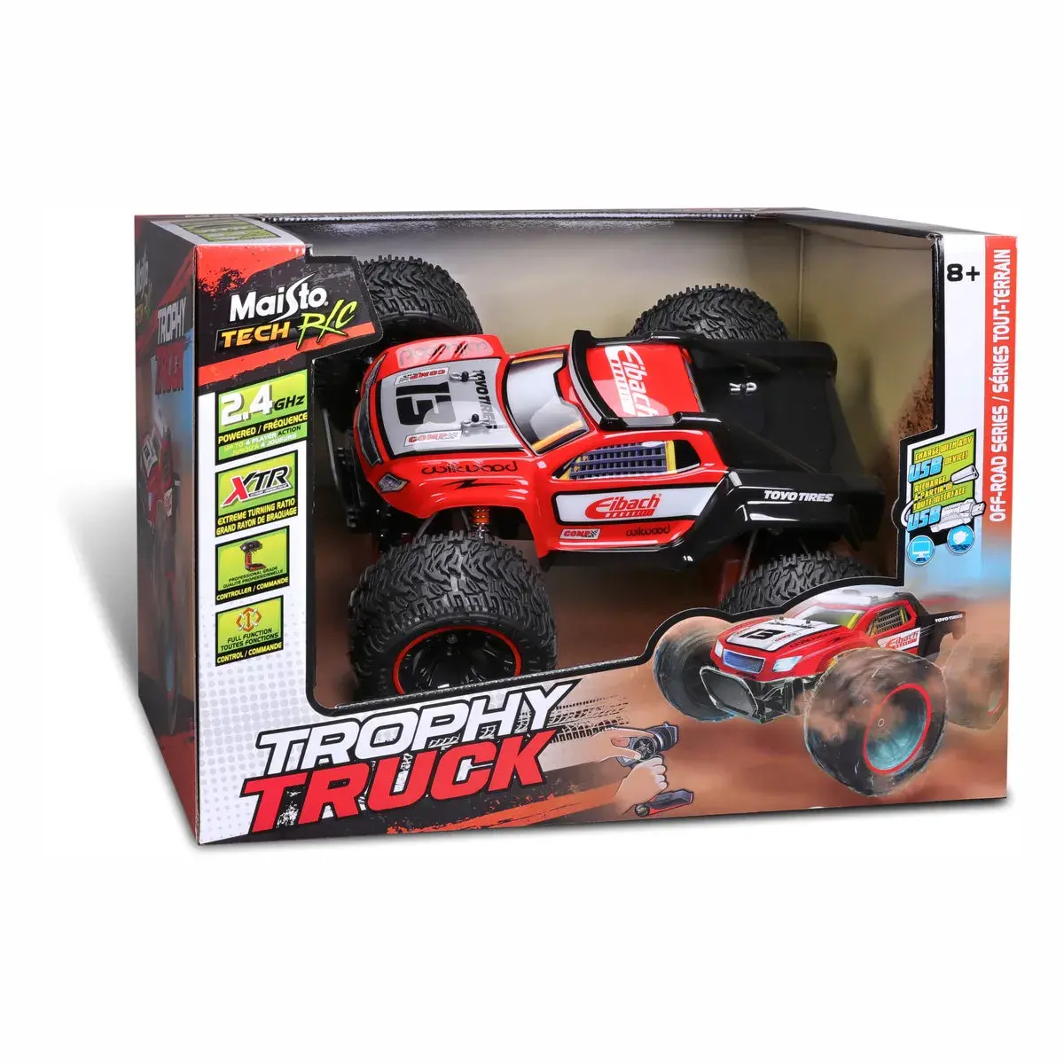 Автомодель Maisto Off-Road Desert Racer на р/к (81466 red) — фото 8