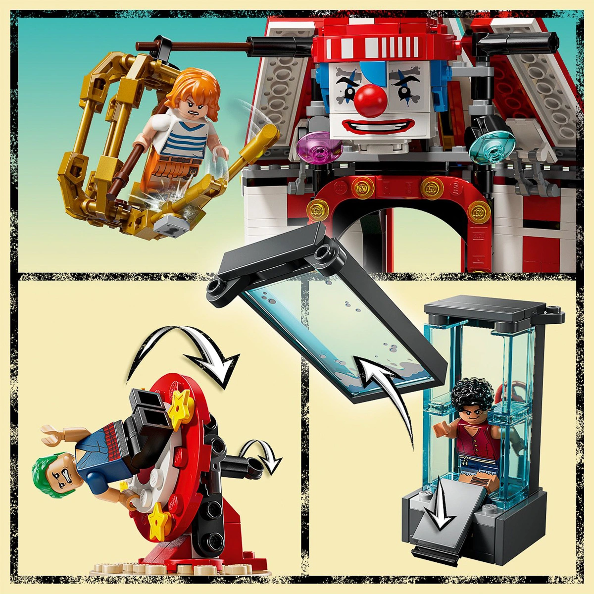 LEGO ONE PIECE Цирковий намет клоуна Баґґі 75637 — фото 6