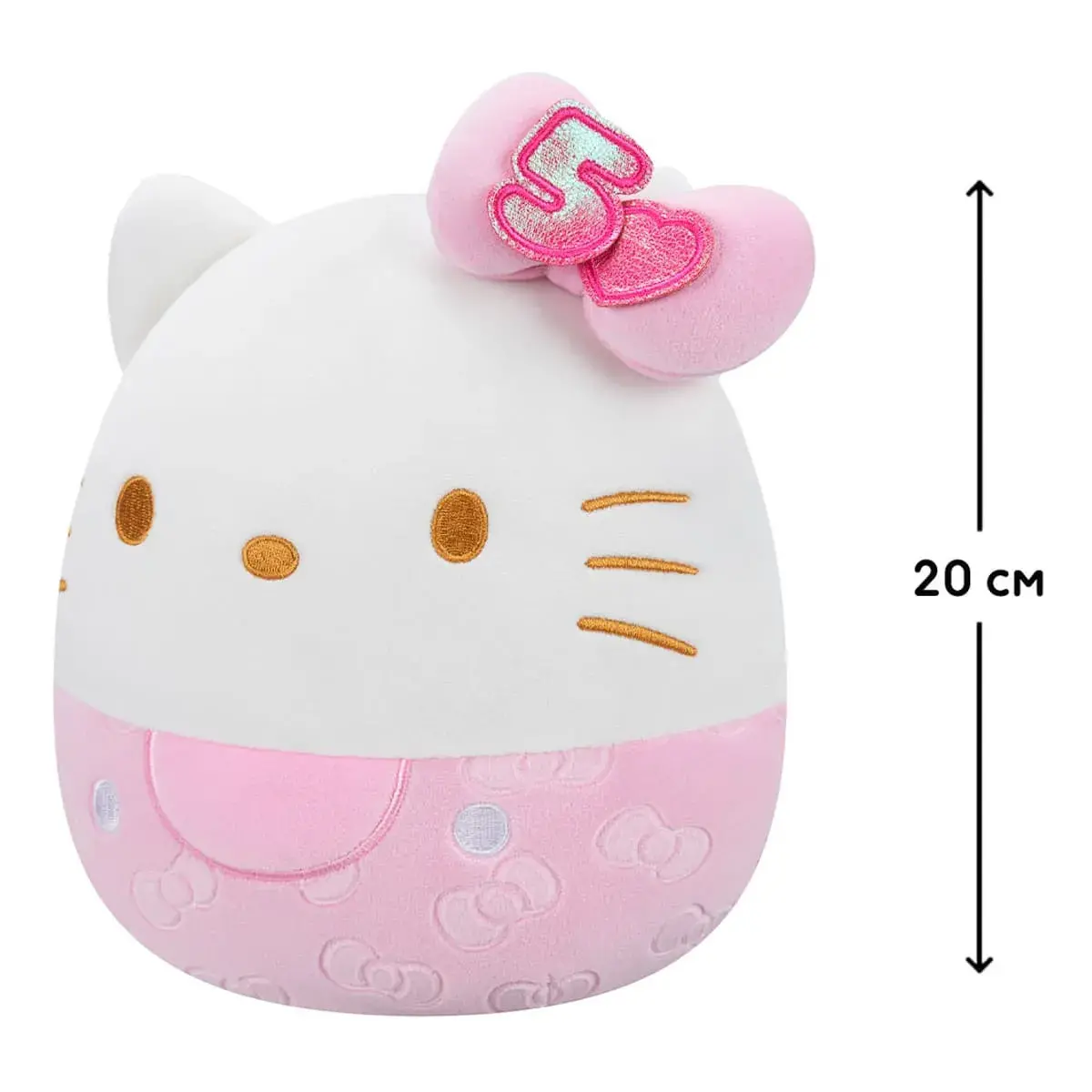 М'яка іграшка Squishmallows Хелоу Кітті в рожевому 20 см, SQSN00497 — фото 3
