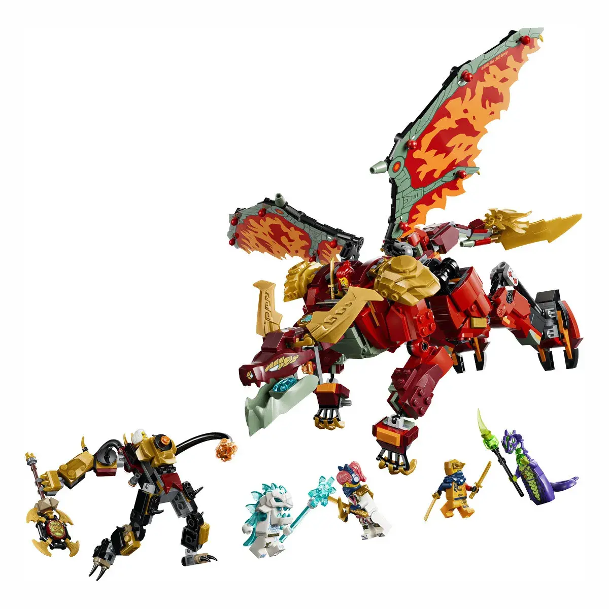 LEGO Ninjago Дракон-трансформер Вайлдфаєр 71868 — фото 7