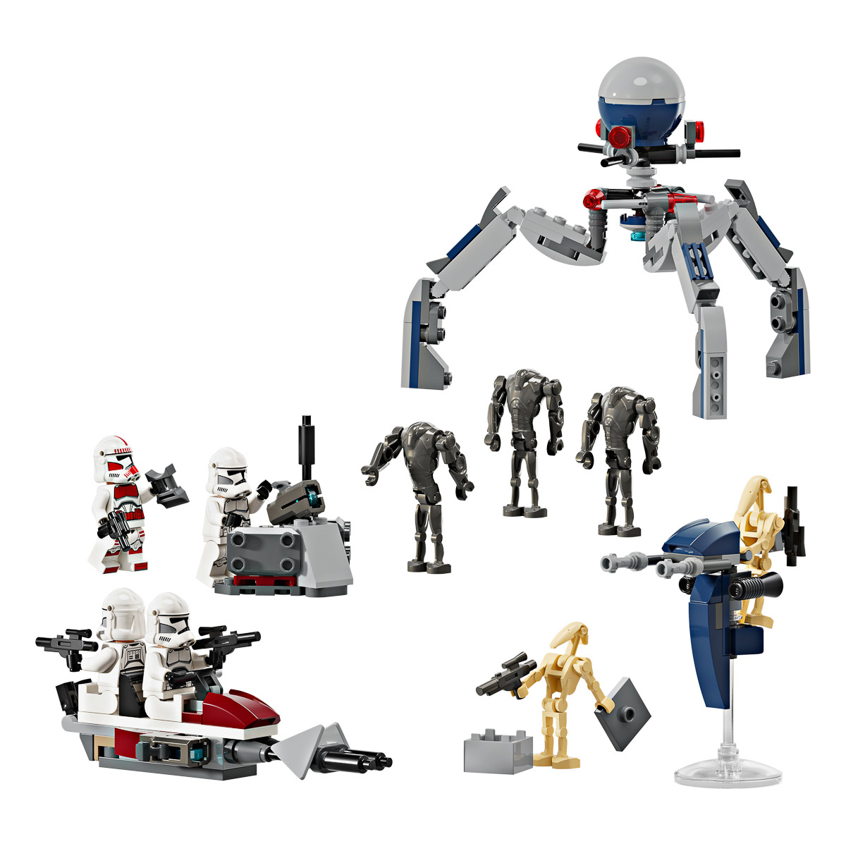LEGO Star Wars Клони-піхотинці й Бойовий дроїд. Бойовий набір 75372 — фото 8